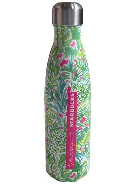 Lilly Pulitzer x Starbucks S'well Water Bottle (Palm Beach Jungle) - 17oz